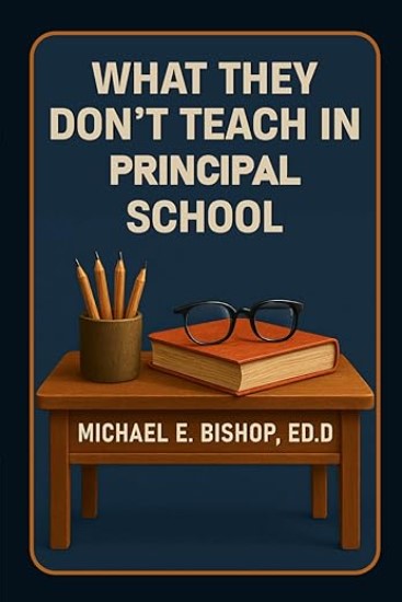 Cover of What They Don't Teach in Principal School by Michael E. Bishop, Ed.D.